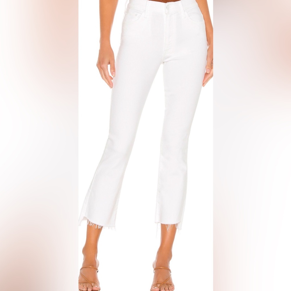 Mother denim insider step fray crop